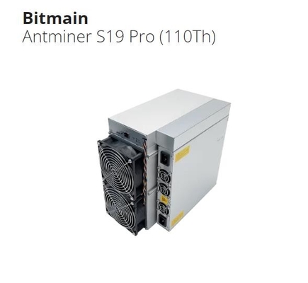 Asic Bitcoin Madencilik Makinesi Bitmain Antminer S19 / S19pro / S19J Pro 110t 104t 100t 96t 95t