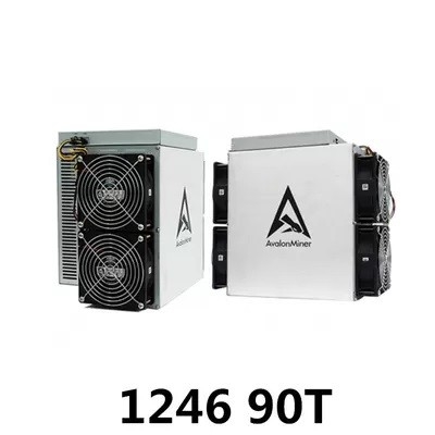 BTC madenci Avalon 1246 90th/S 3420W Sha 256 Asic Madencilik Makineleri