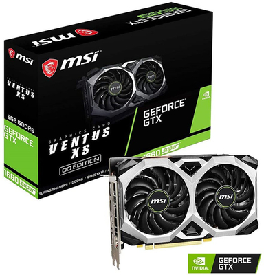 MSI Gaming GeForce GTX 1660 Süper Grafik Kartı 1660s DVI Grafik Kartı