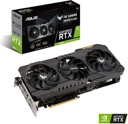 GDDR6 Geforce Rtx 3080 10GB Grafik Kartı 1710MHz OC Edition Grafik Kartı