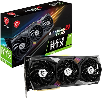 GeForce RTX 3070 8GB Mining Rig Grafik Kartı GDRR6 256 Bit Madencilik Kartı