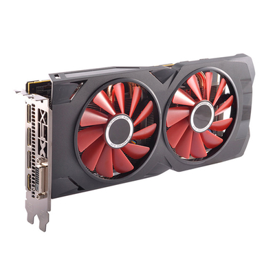 GDDR5 Mining Rig Grafik Kartı XFX 580 8G Black Wolf Grafik Kartı